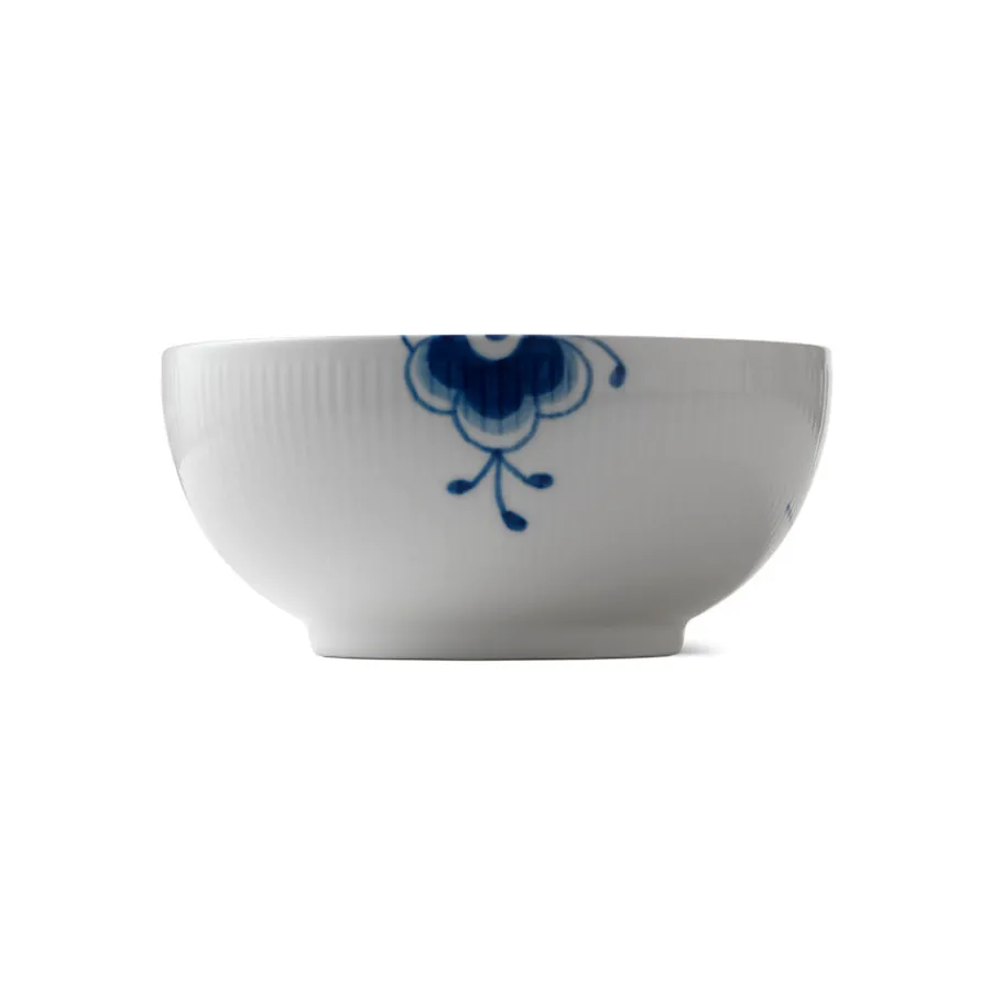 ROYAL COPENHAGEN Blå Mega Riflet Skål 180cl