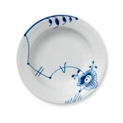 ROYAL COPENHAGEN Blå Mega Riflet Dyp Tallerken 21cm