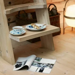 ROYAL COPENHAGEN Blå Mega Riflet Blå Asjett 22cm