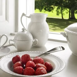 ROYAL COPENHAGEN Hvit Halvblonde Tallerken 21cm Dyp