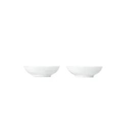 ROYAL COPENHAGEN Hvit Riflet Dip Skåler 9cl 2pk