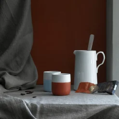 ROYAL COPENHAGEN Riflet Contrast Krus 33cl Dueblå