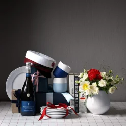 ROYAL COPENHAGEN Riflet Contrast Krus 33cl Dueblå