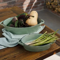 SEASONS Fall Collection Ildfaste Former Oval 2pk 30cm/40cm Grønn