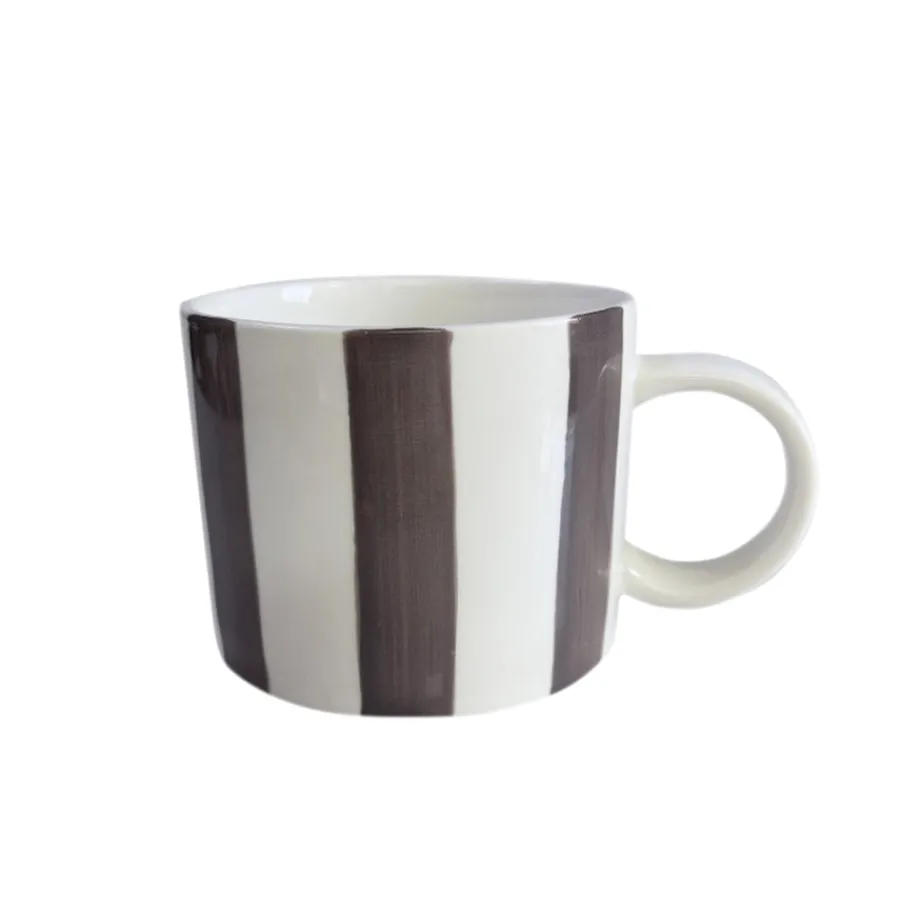 SEASONS Fall Collection Krus 28cm Stående Striper Burgunder