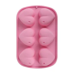 SEASONS Love Collection Bakeform Hjerter Silikon 25,5x17x3cm Rosa