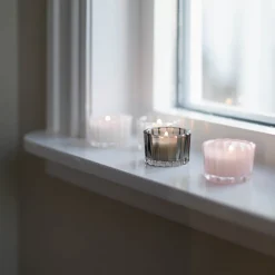 SEASONS Love Collection Lyslykt Rund 4cm Hvit