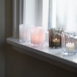 SEASONS Love Collection Lyslykt Blomst 8x7cm Klar