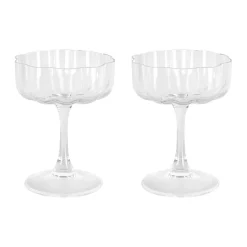 SEASONS Summer Collection Champagneskåler Blomst 25cl 2pk