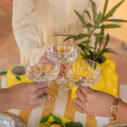 SEASONS Summer Collection Champagneskåler Blomst 25cl 2pk