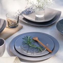 PORSGRUNDS PORSELÆNSFABRIK Sense Earth Tallerken 22cm 4pk