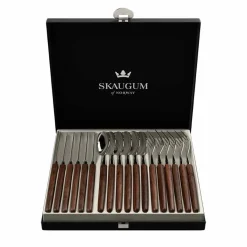 SKAUGUM BESTIKK Bestikksett 18 Deler Valnøtt