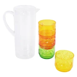 SEASONS Sommer Mugge 2L - Glass 4stk i plast
