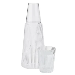 STELTON Pilastro Karaffel Med Glass 1L