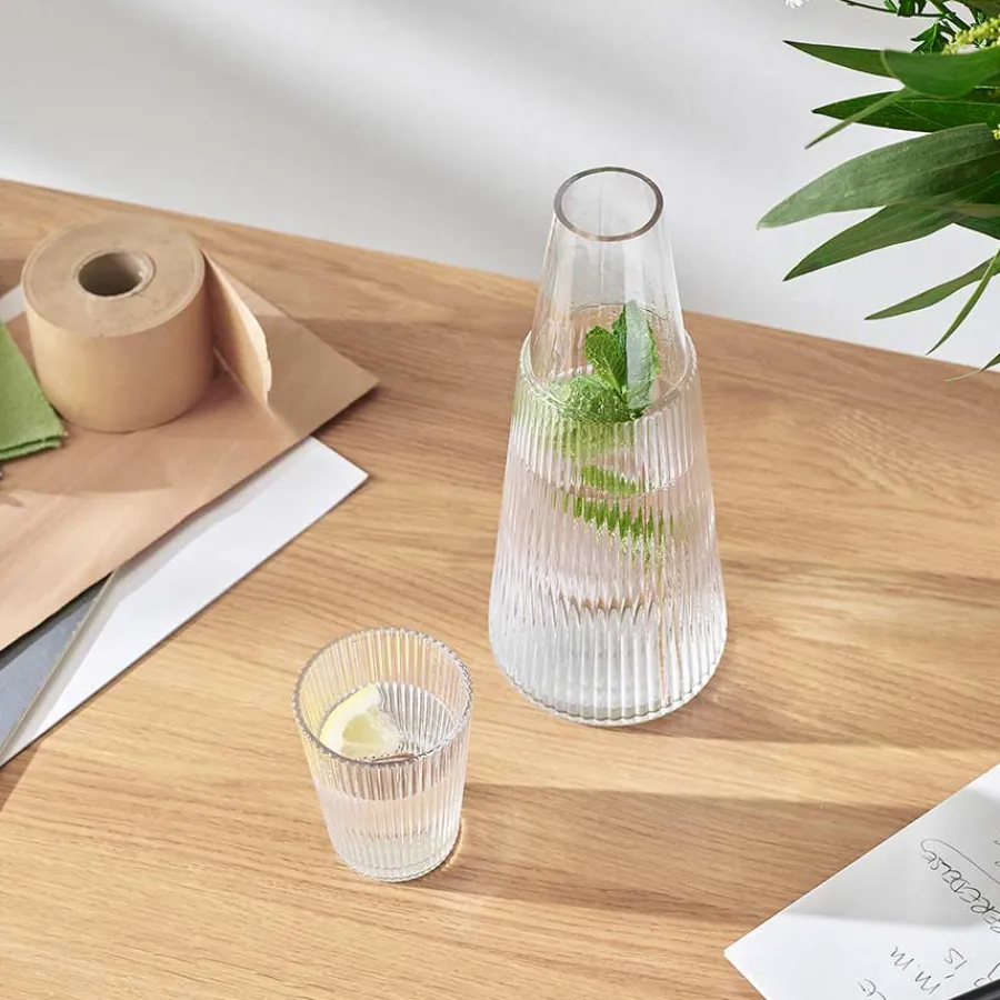 STELTON Pilastro Karaffel Med Glass 1L