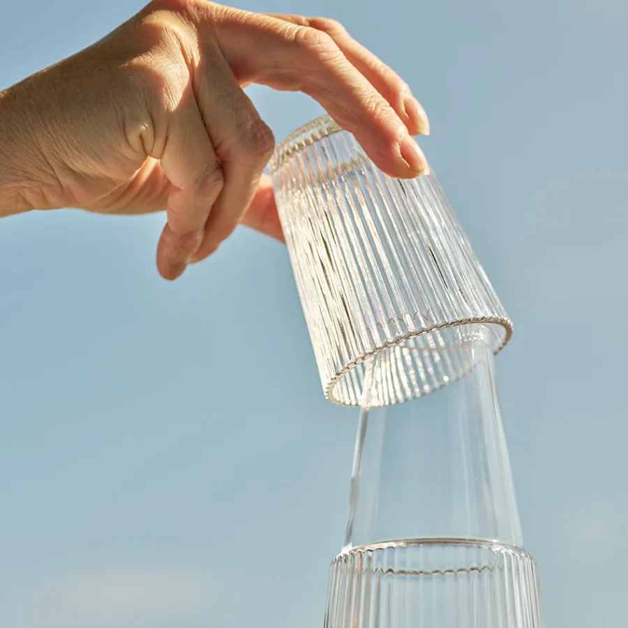 STELTON Pilastro Karaffel Med Glass 1L