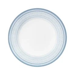 PORSGRUNDS PORSELÆNSFABRIK TALLERKEN FLAT 22 CM BLÅ - 4PK