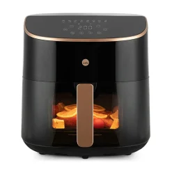 WILFA Airfryer Dualfry Split 8L Sort/Rosegull